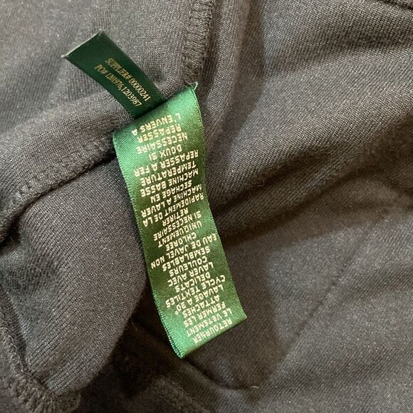 Ralph Lauren Black Lightweight Velvet Women’s Jacket Size L - Picture 10 of 12